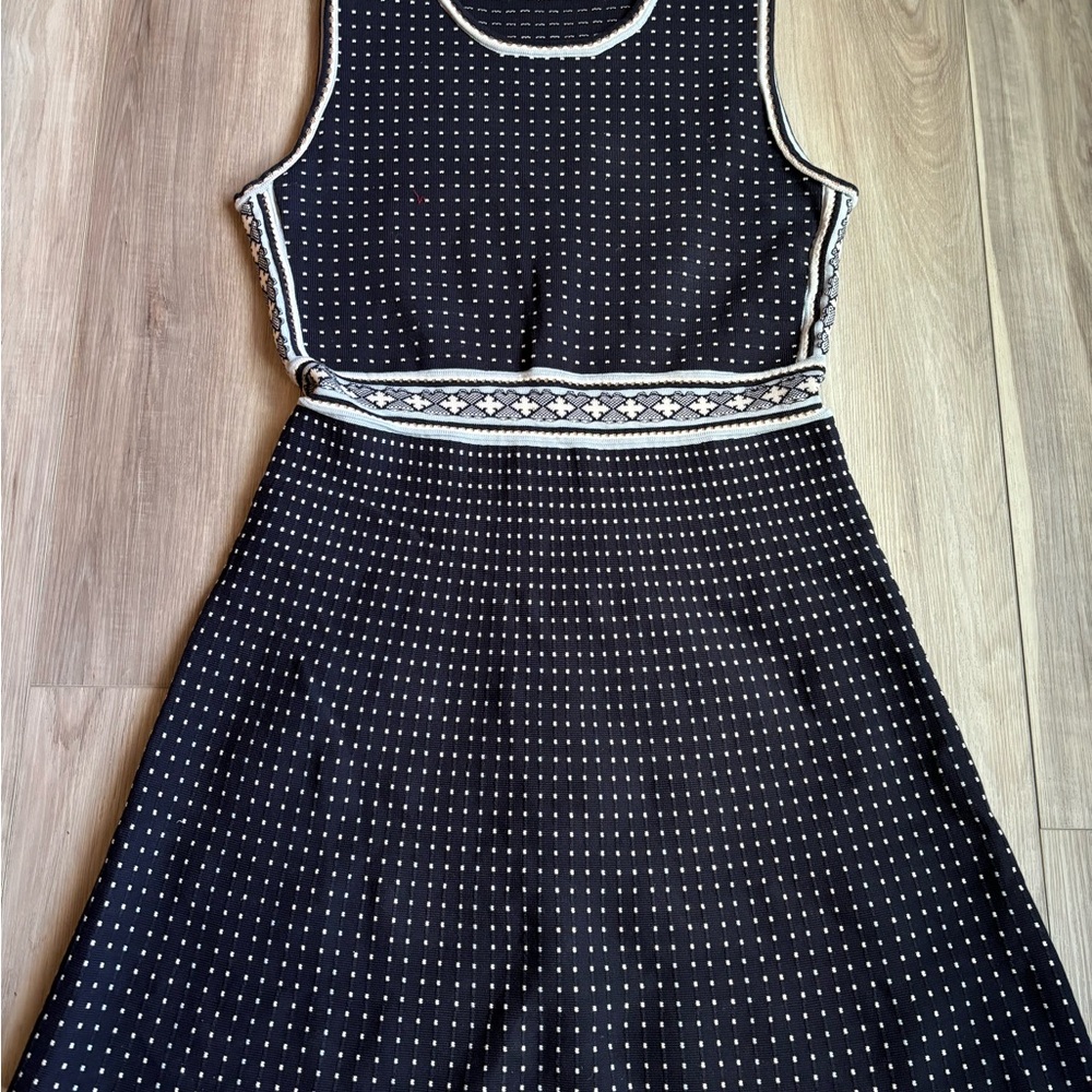 Tory Burch Black and White Polka Dot Dress